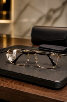 Gọng kính Cartier mạ vàng mã CT0200